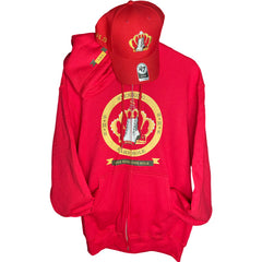 S.H.S Zippered Hooded Sweatshirt & Cap