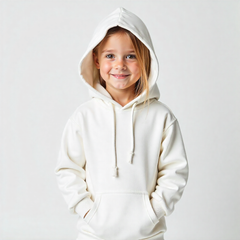 White Hooded Sweatshirt for Kids