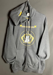 O.K.O.S (Lace Logo) Zippered Hooded Sweatshirt