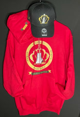 O.K.O.S Lace Logo Zippered Hooded Sweatshirt & Cap