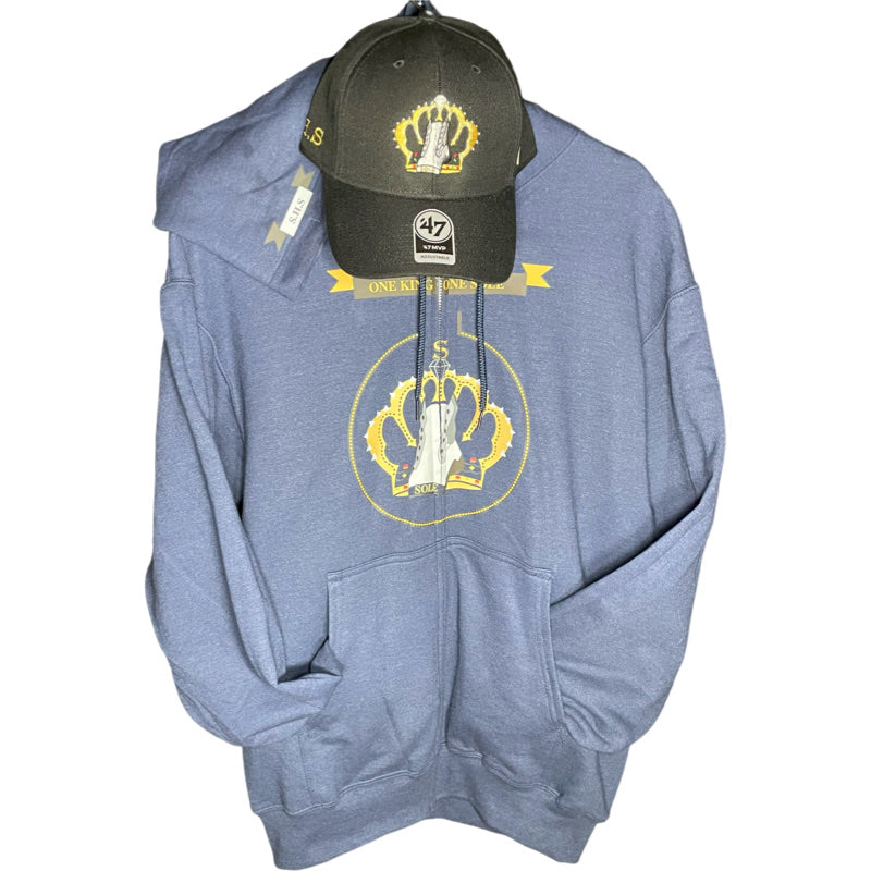 S.H.S Zippered Hooded Sweatshirt & Cap