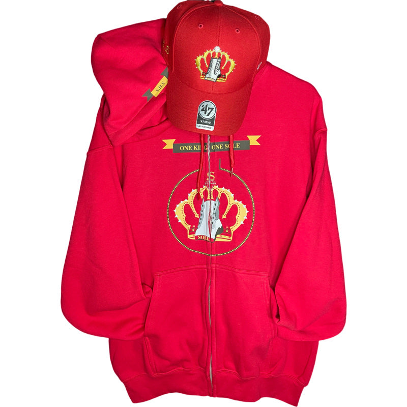 S.H.S Zippered Hooded Sweatshirt & Cap