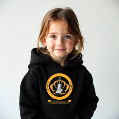 Black Hooded Sweatshirt for Kids