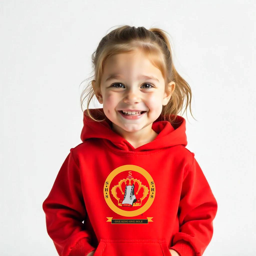 Red Hooded Sweatshirt for Kids