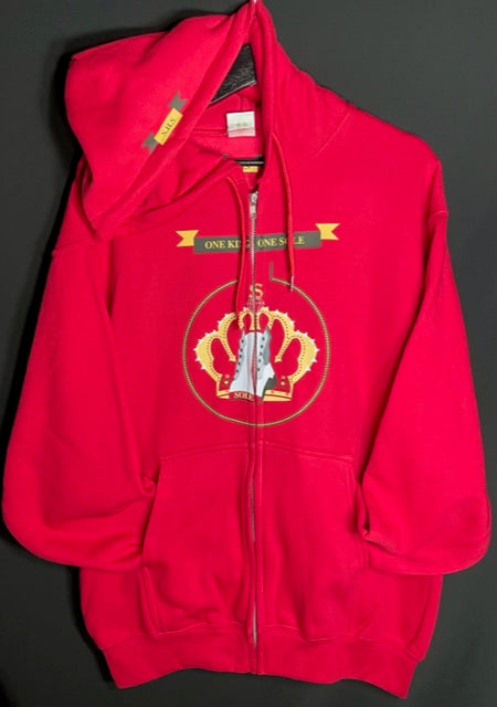 S.H.S Zippered Hooded Sweatshirt (Lace Logo)