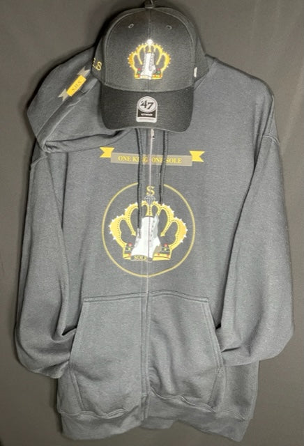 S.H.S Zippered Hooded Sweatshirt & Cap