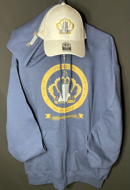 S.H.S Zippered Hooded Sweatshirt & Cap