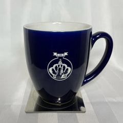 Duo-Tone Ceramic Mug 16 ozs (S.H.S Lace Logo) 2 sided Logo